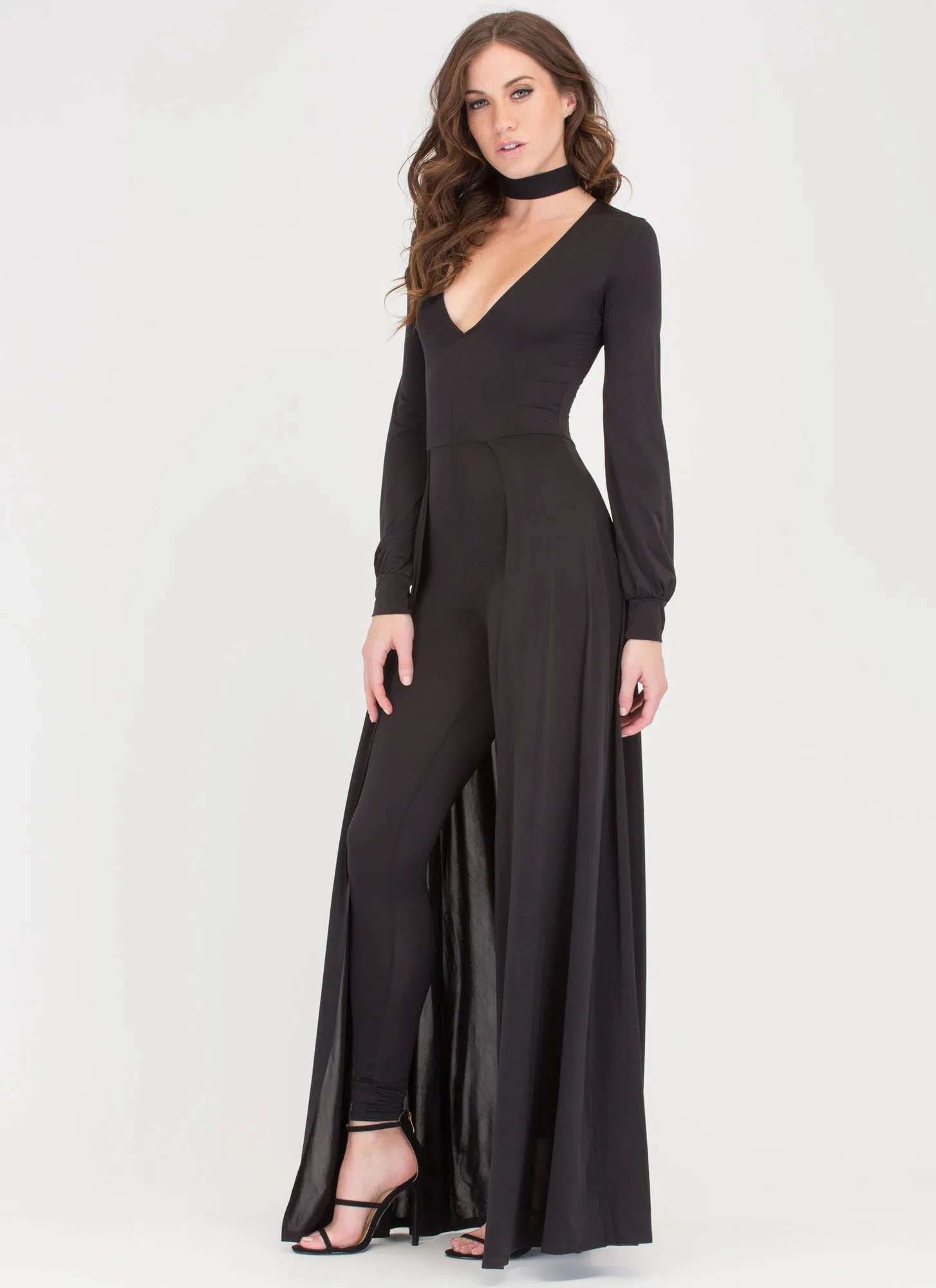 Sweep Off Your Feet Plunging Maxi