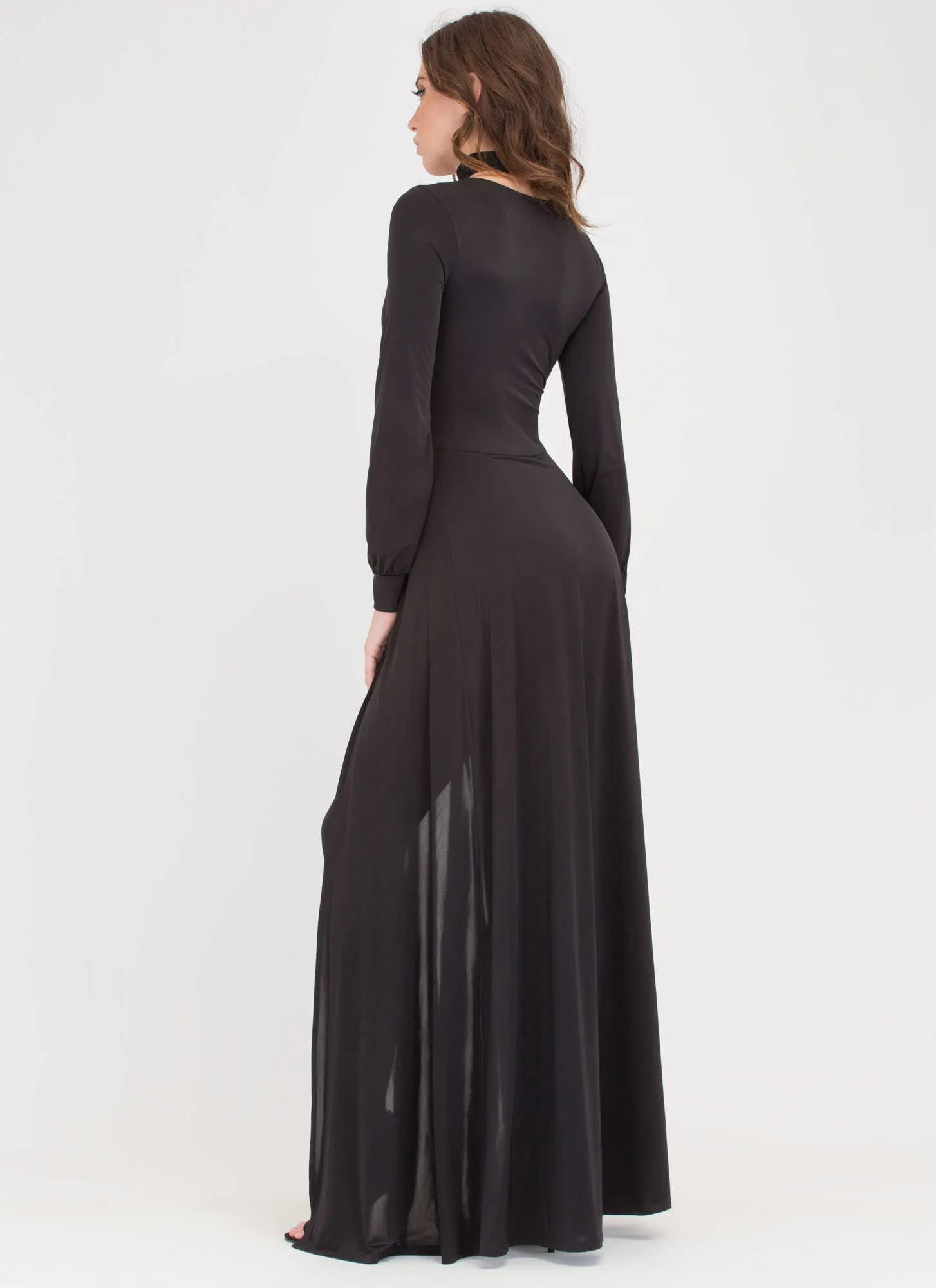 Sweep Off Your Feet Plunging Maxi