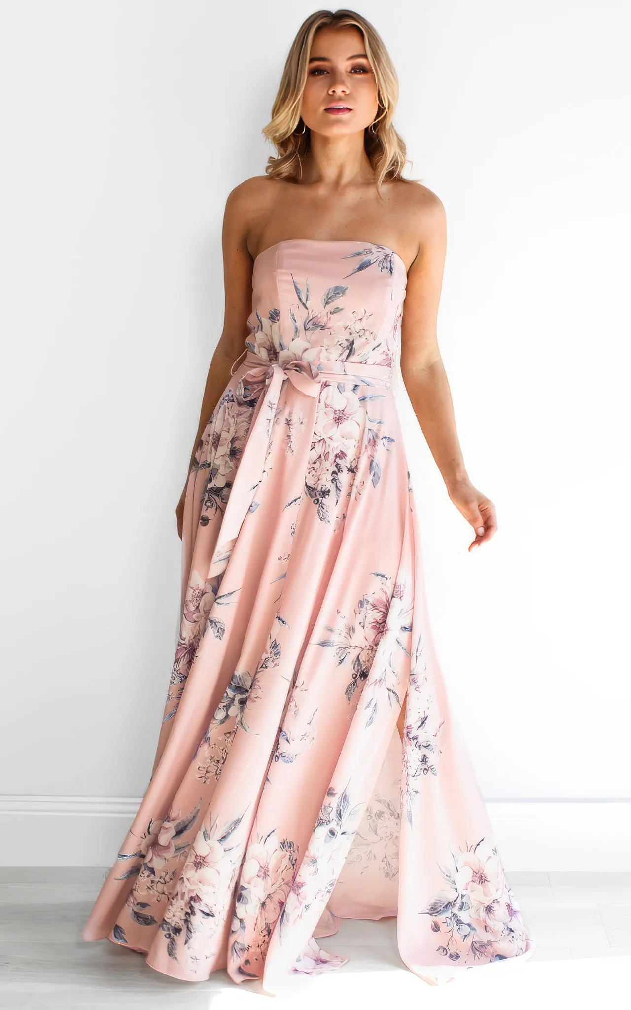 Tamra Maxi Dress - Pink Floral