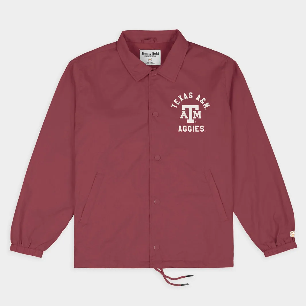 Texas A&M Aggies Classic Monogram Coaches Jacket