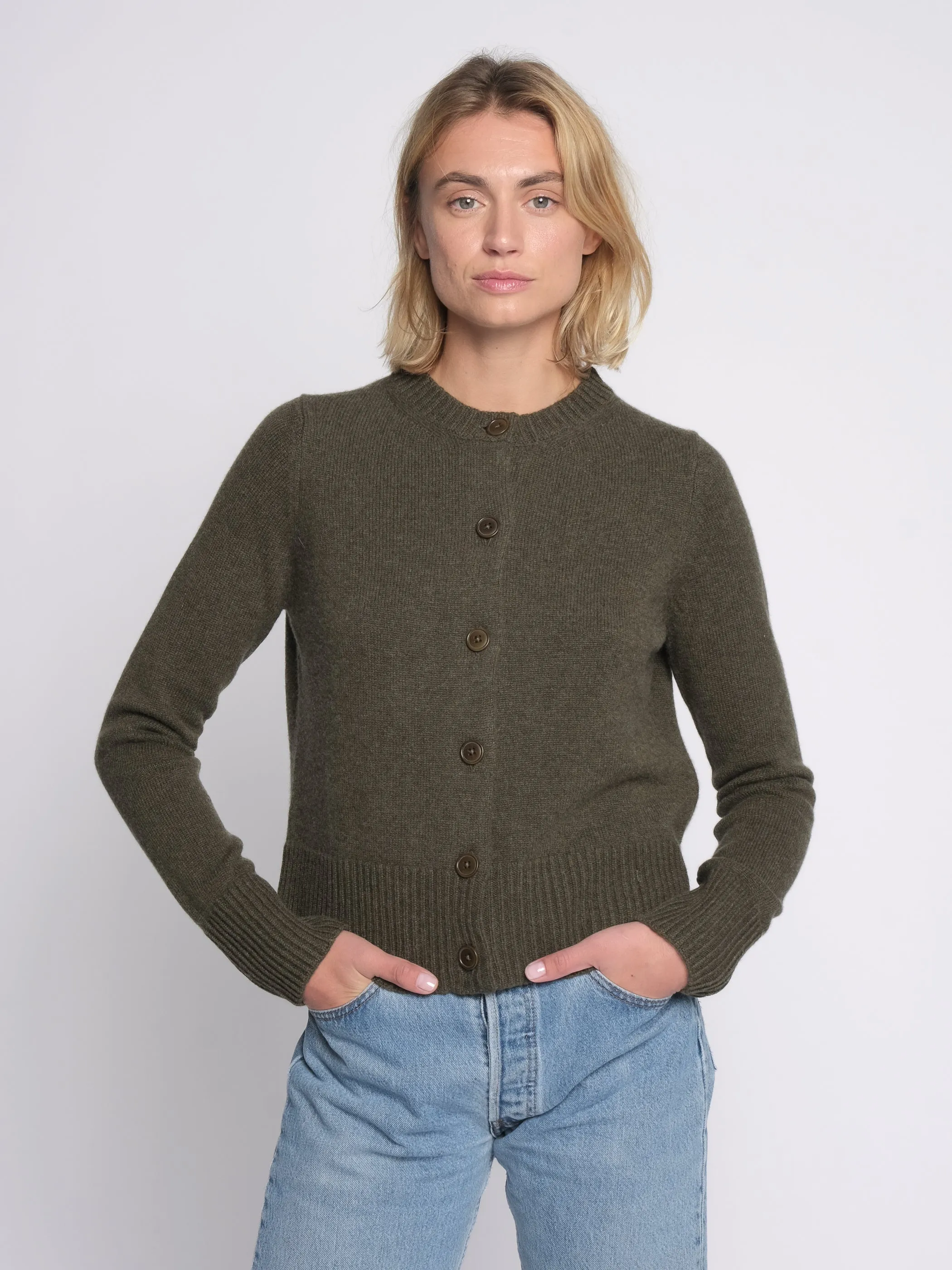 THE LINDA CARDIGAN | Loden