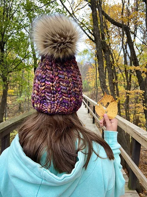 The Twisted Sister From Another Mister Beanie knit hat PATTERN