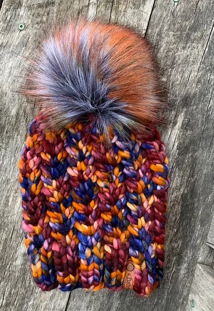 The Twisted Sister From Another Mister Beanie knit hat PATTERN