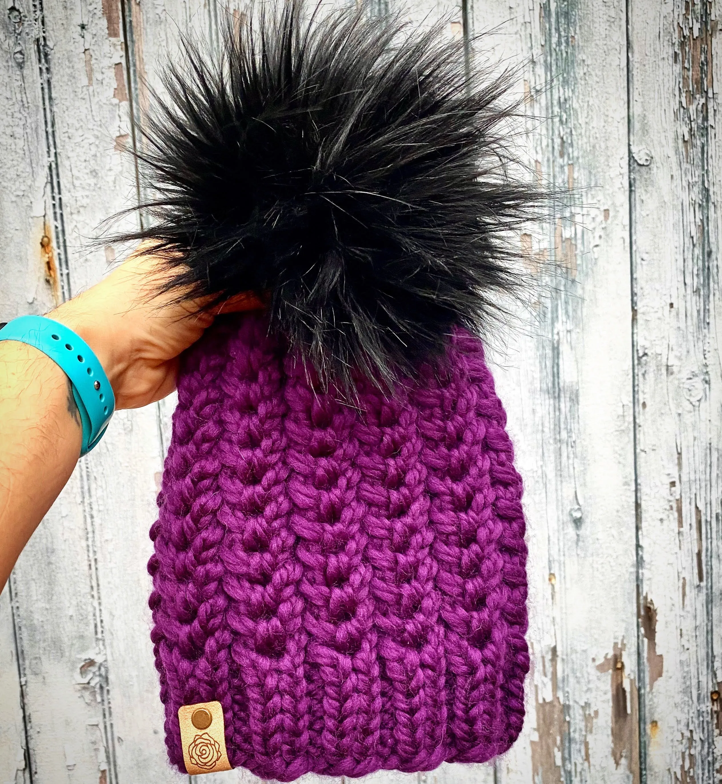 The Twisted Sister From Another Mister Beanie knit hat PATTERN