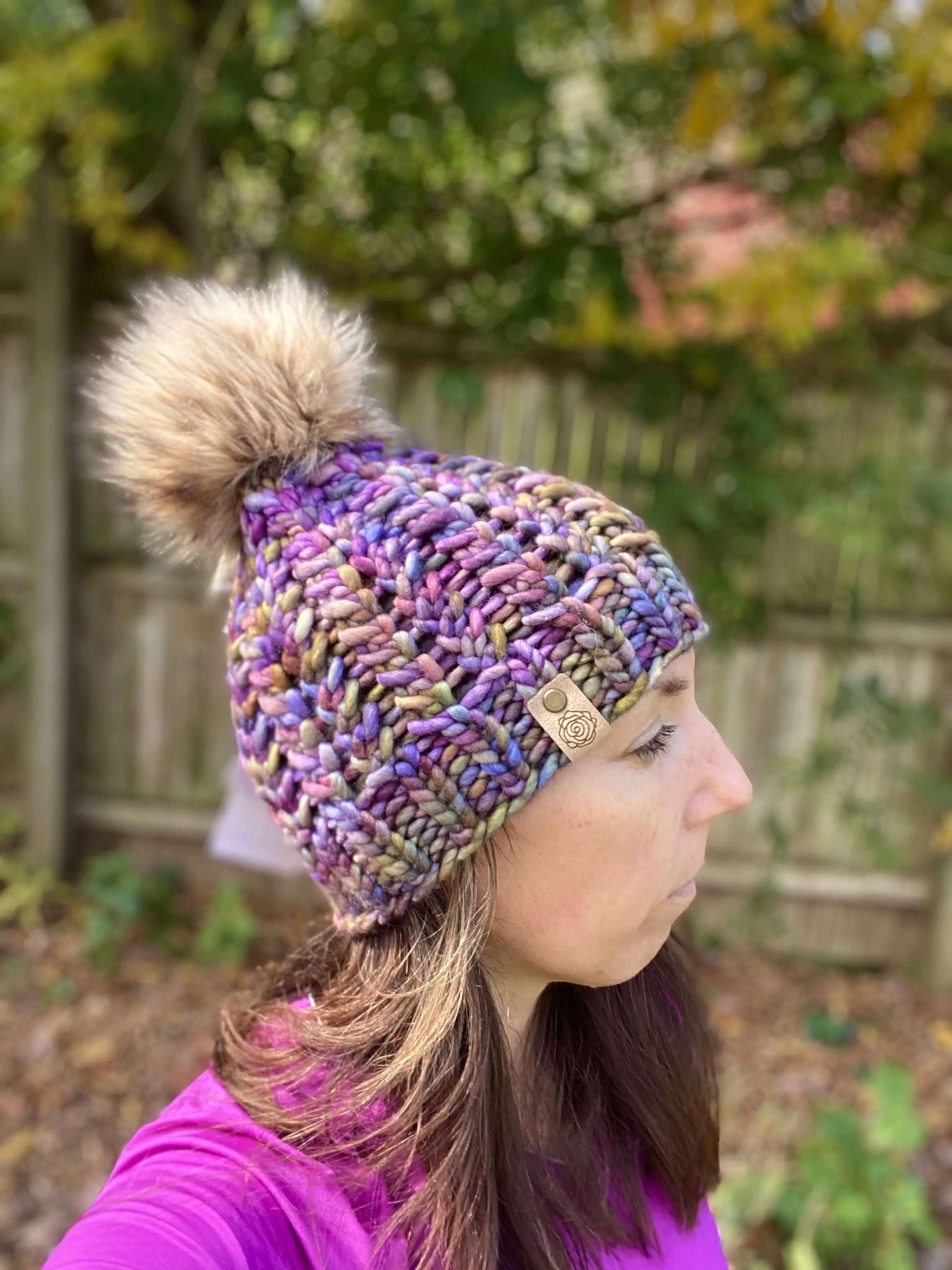 The Twisted Sister From Another Mister Beanie knit hat PATTERN