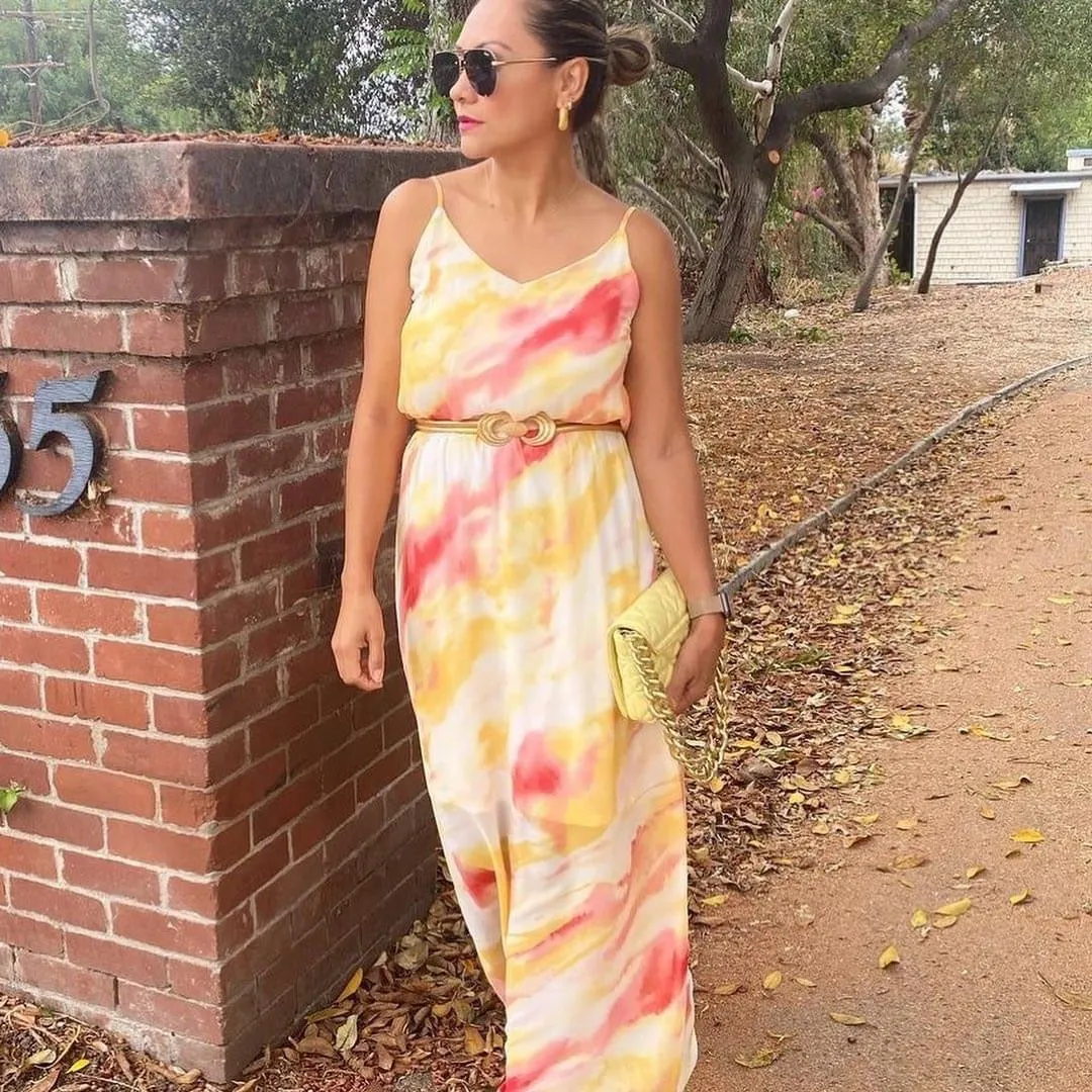 Tie-Dye Maxi Dress