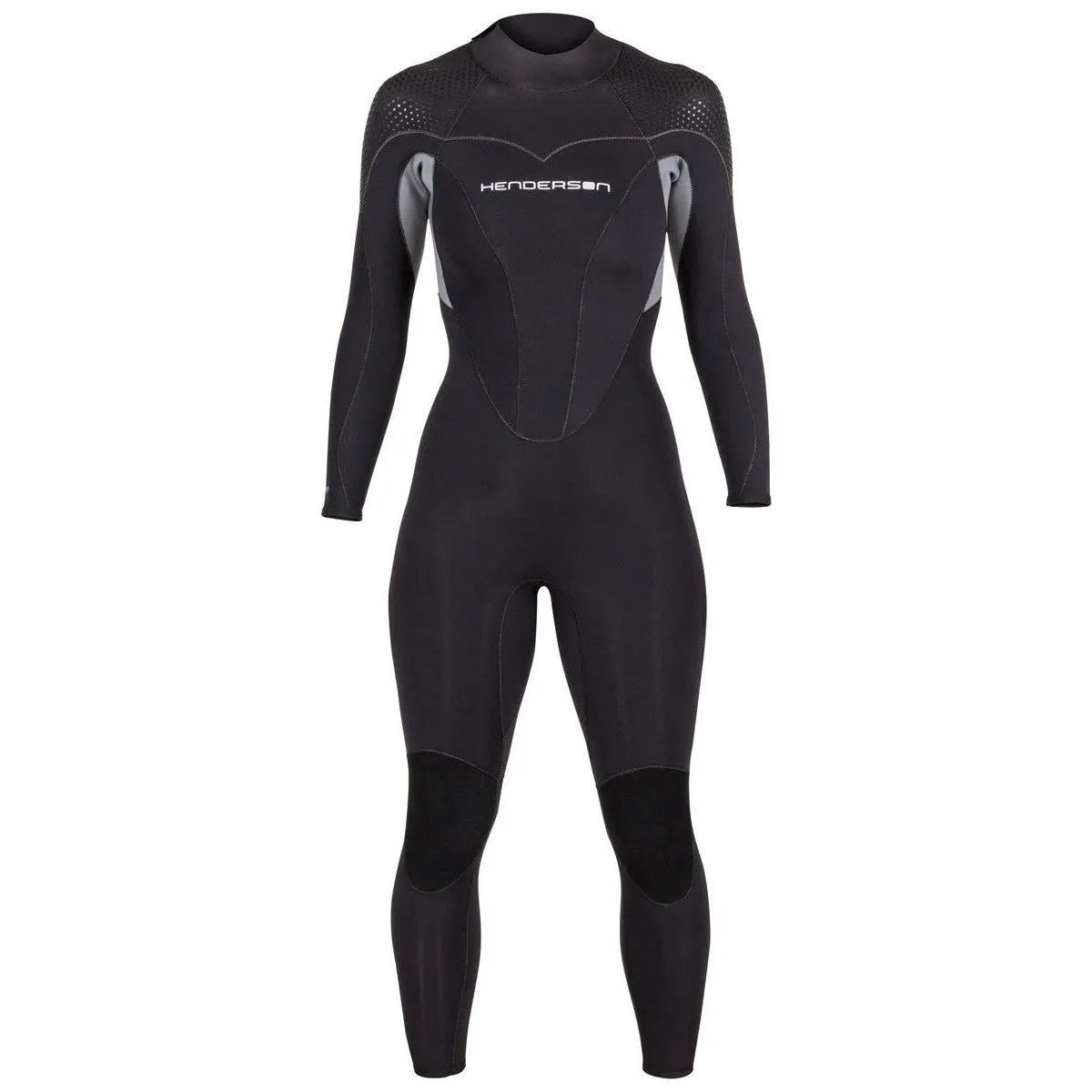 Used Henderson 3mm Women's Thermoprene Pro Dive Jumpsuit - Black - 8