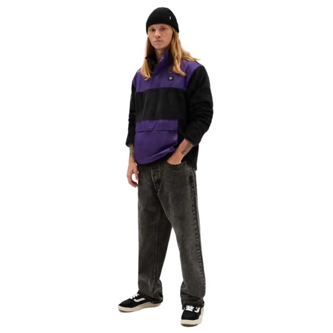 Vans Mammoth Pullover Fleece - Black/Violet