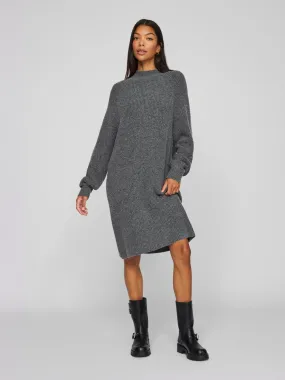 VITYSLA Short Dress - Dark Grey Melange