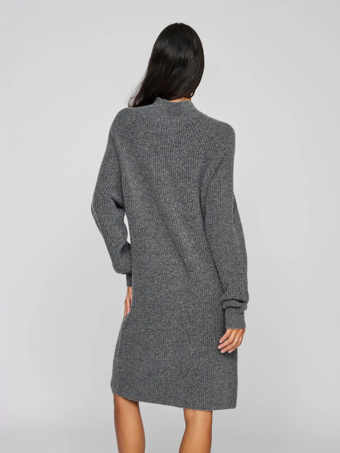 VITYSLA Short Dress - Dark Grey Melange