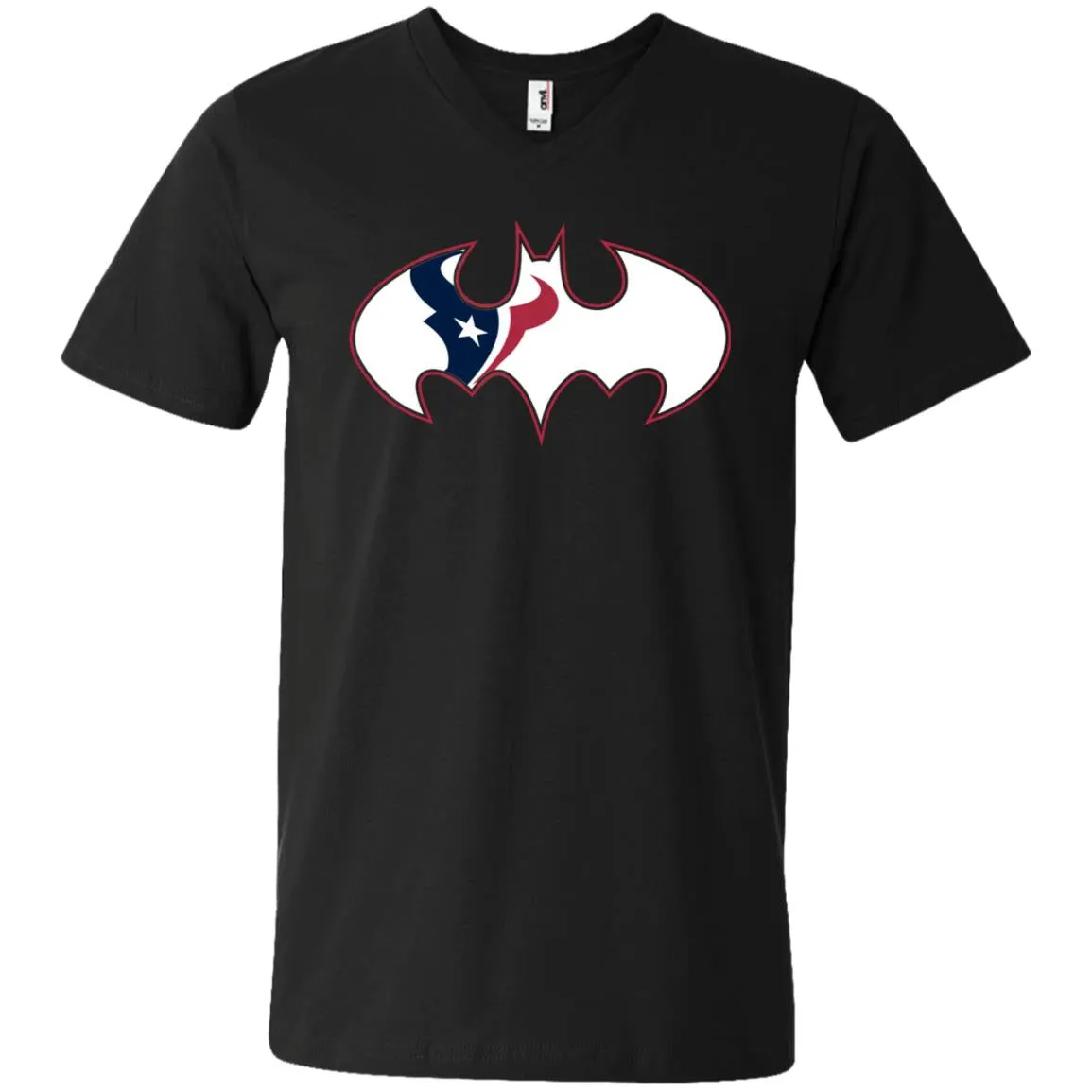 We Are The Houston Texans Batman Nfl Mashup Men V-Neck T-Shirt