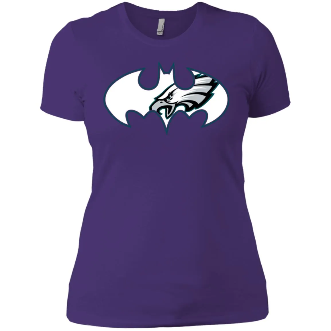 We Are The Philadelphia Eagles Batman Nfl Mashup Women Cotton T-Shirt