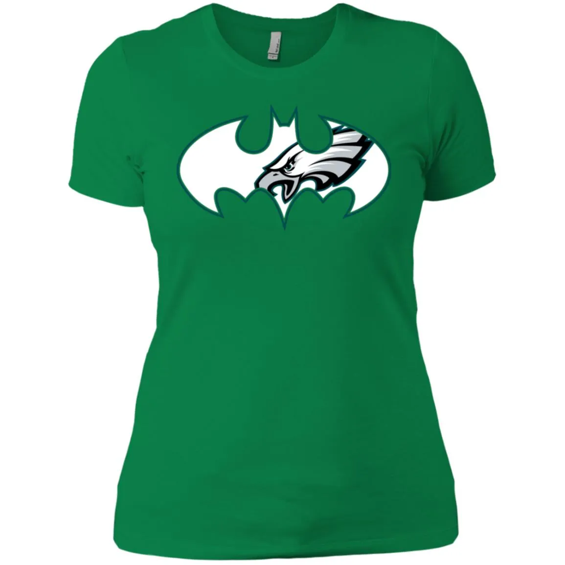 We Are The Philadelphia Eagles Batman Nfl Mashup Women Cotton T-Shirt