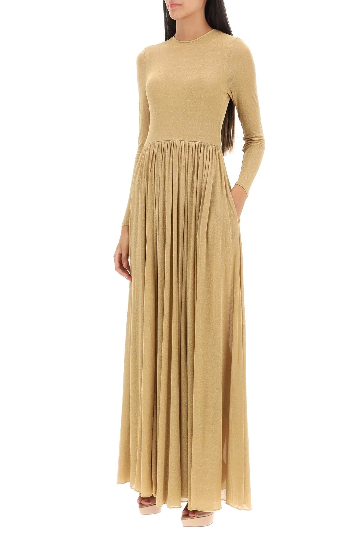 Zimmermann lurex jersey maxi dress